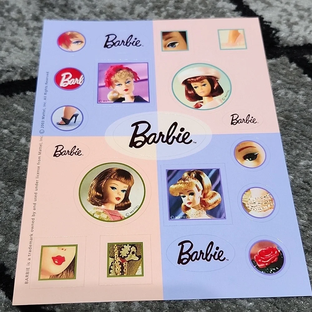 BARBIE NOSTALGIC CARD COLLECTION 2003 BY MATTEL & HALLMARK SET-OF-4